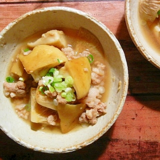 さくらしめじと豚ひき肉のしょうが醤油煮